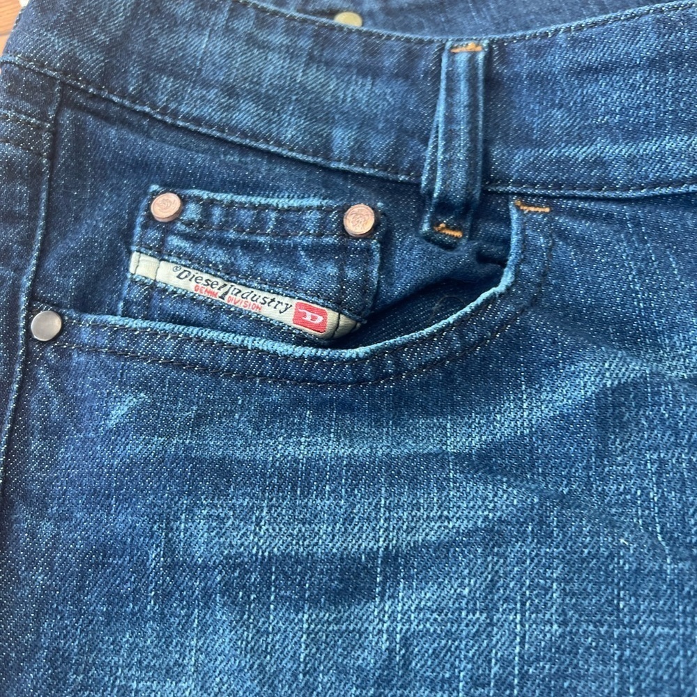 Diesel Blue Flare Wide Leg Jeans Size 30 Made in Italy Women’s jeans - Picture 9 of 16